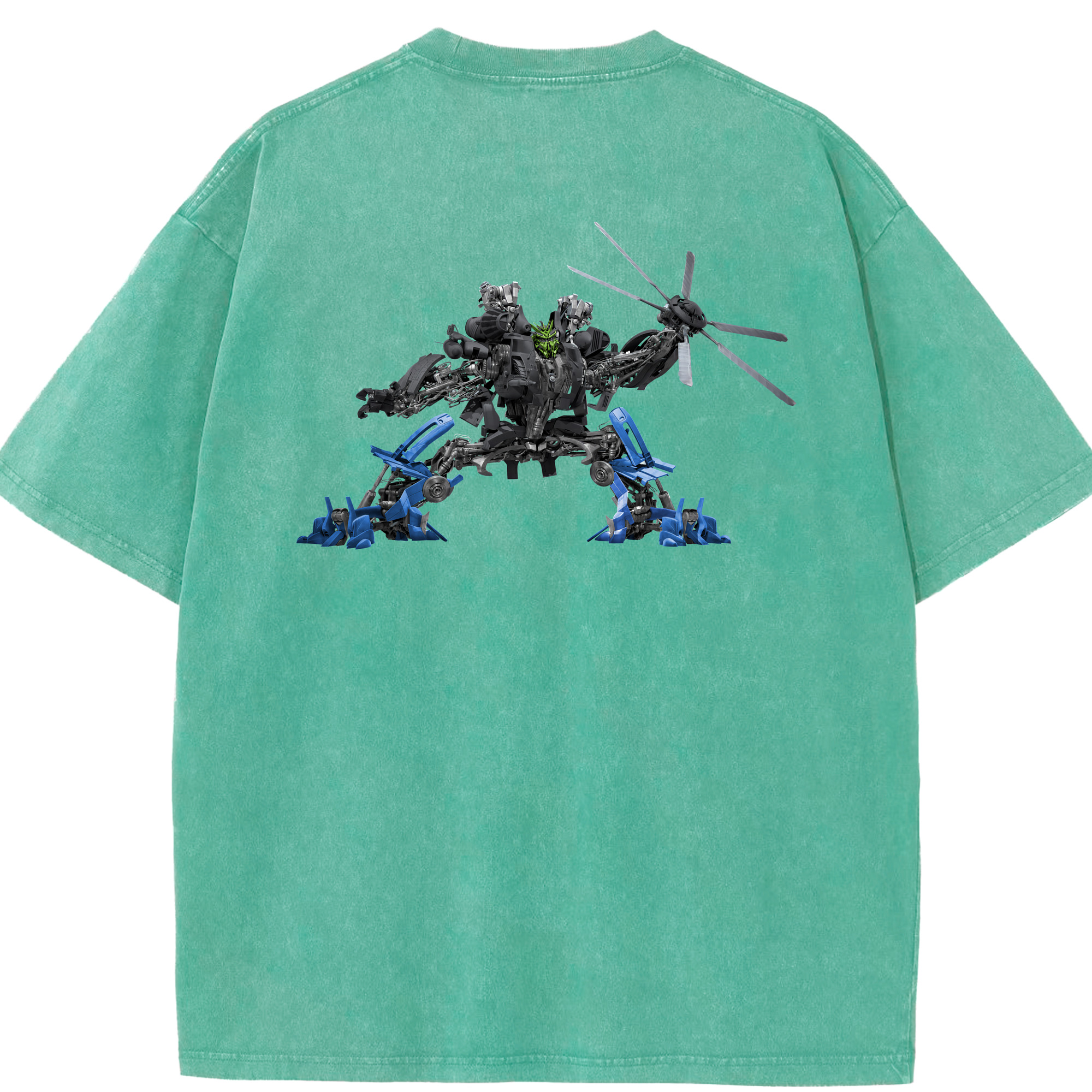 Transformers トランスフォーマー 綿100% ヴィンテージ風 半袖Tシャツ（背面プリント）